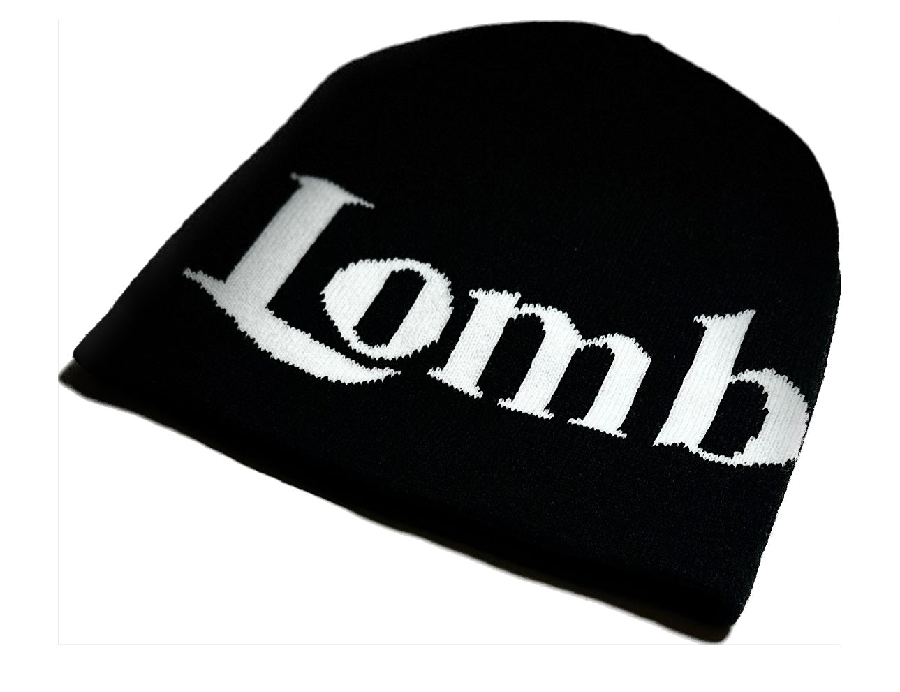 Lombardi Beanie mit großem Buchstaben