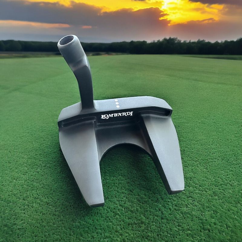 Lombardi Golf Custom Black Matte Mallet Golf Putter