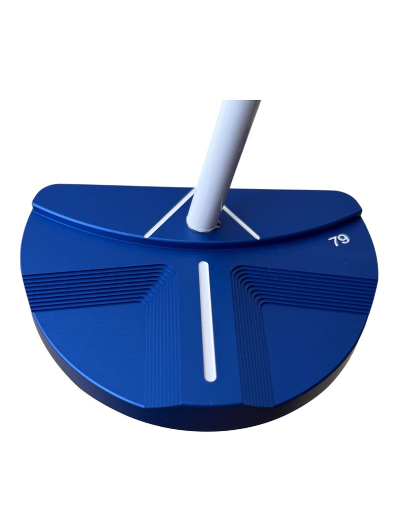 Lombardi Golf Custom Blue 79 Left-Handed Mallet Golf Putter