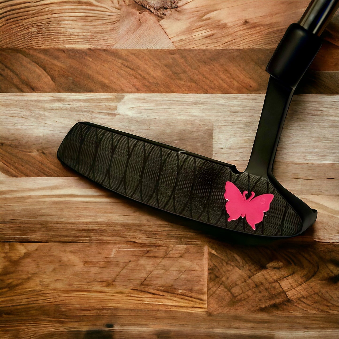Putter de golf rosa mariposa de Lombardi Golf LeeLee
