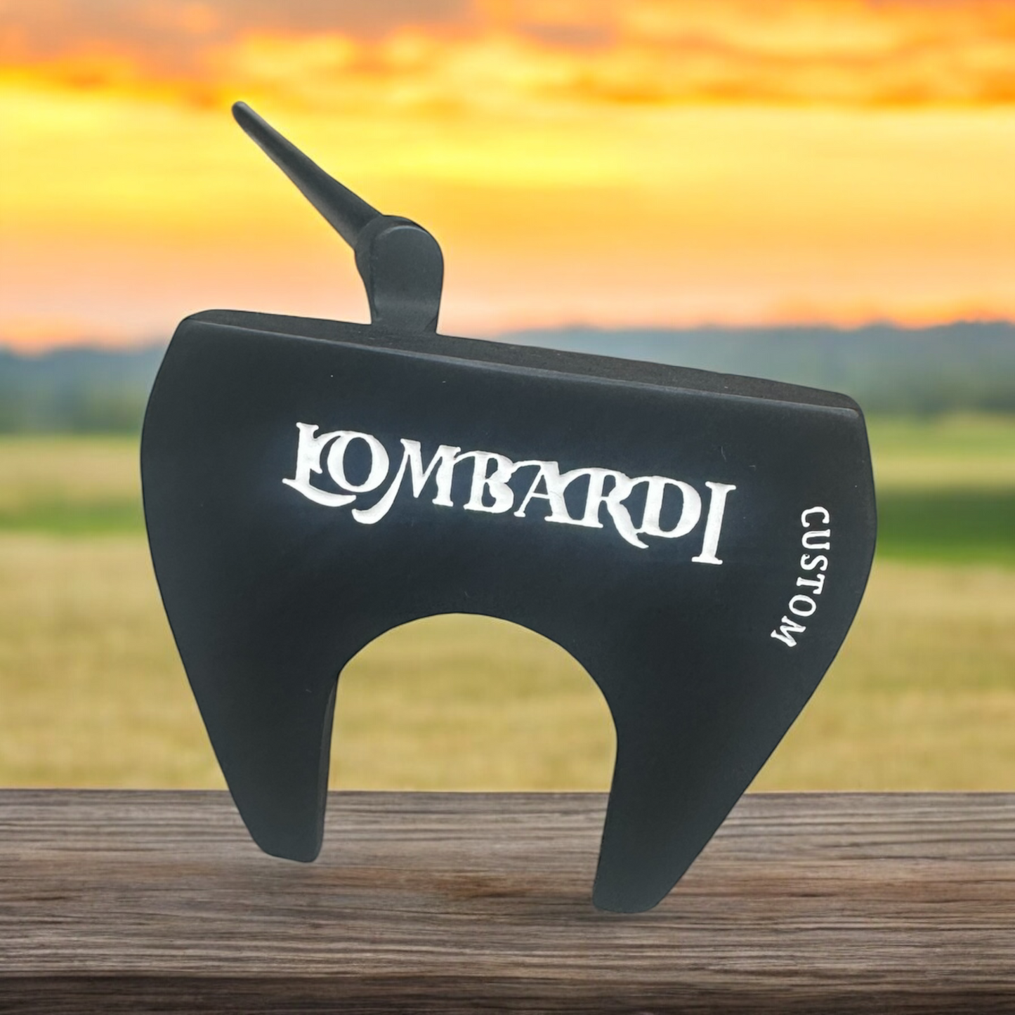 Lombardi Custom Schwarz Matt Schlägel für Linkshänder