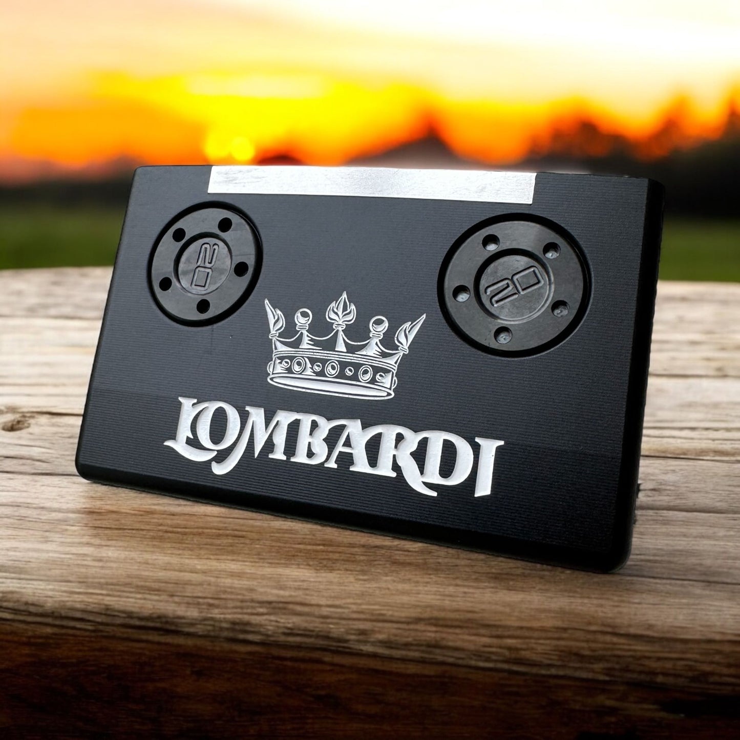 Lombardi Golf Custom Black Migliore Mallet Golf Putter