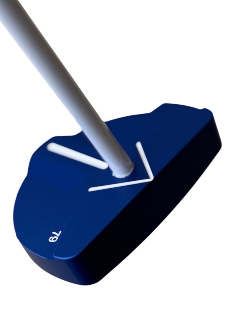 Lombardi Golf Custom Blue 79 Left-Handed Mallet Golf Putter