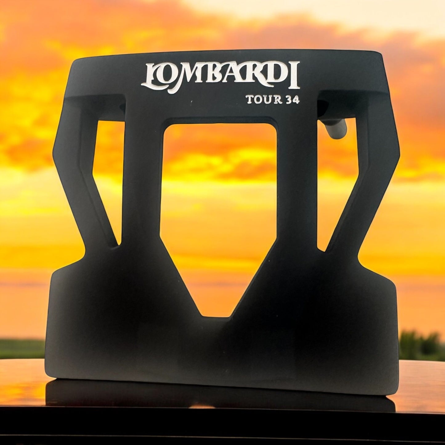 Putter de golf Lombardi Golf Custom Tour 34 Mallet en color negro