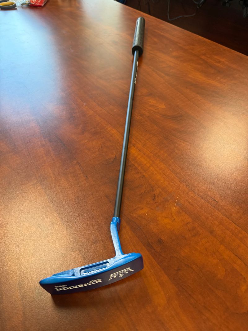 Lombardi Golf Custom Blue 1969 Double Wide Blade Left Hand Golf Putter