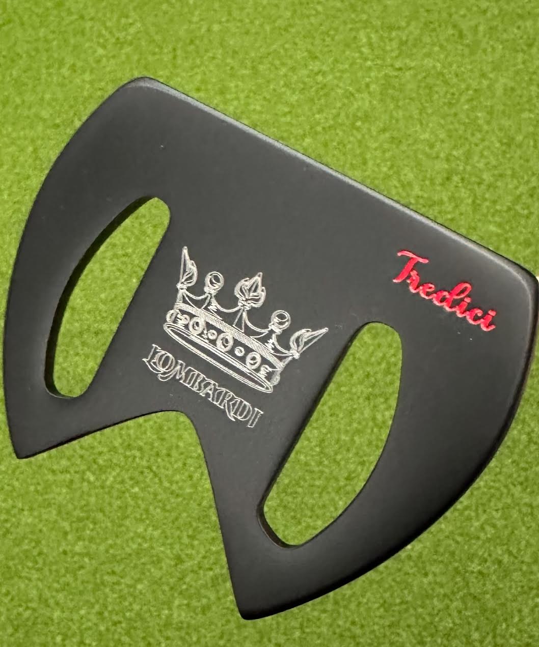 Lombardi Golf Custom Black Tredici Mallet Golf Putter