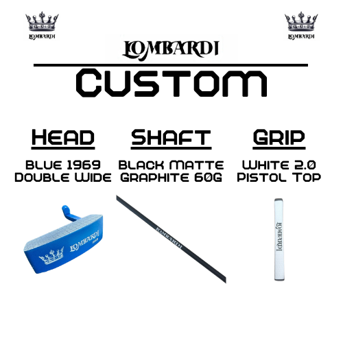 Lombardi Custom Blue 1969 Double Wide Blade