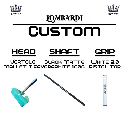 Lombardi Golf Custom Tiffy Vertolo Mallet Golf Putter