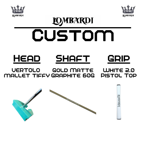 Lombardi Golf Custom Tiffy Vertolo Mallet Golf Putter