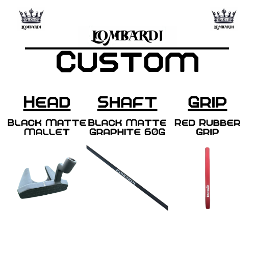 Lombardi Custom Black Matte Mallet