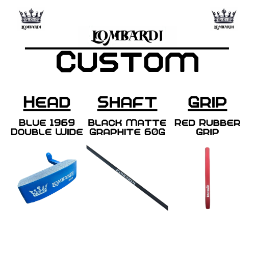 Lombardi Custom Blue 1969 Double Wide Blade