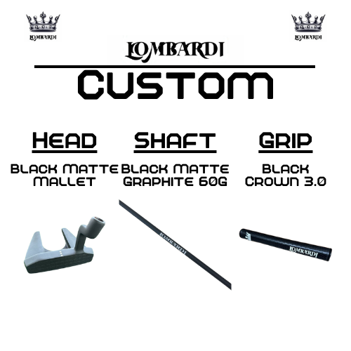 Lombardi Custom Black Matte Mallet