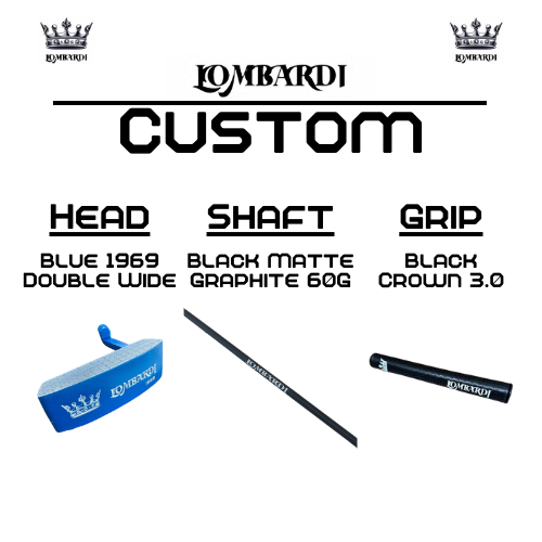 Lombardi Custom Blue 1969 Double Wide Blade