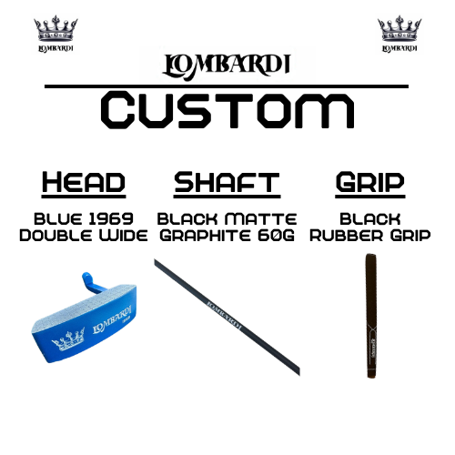 Lombardi Custom Blue 1969 Double Wide Blade