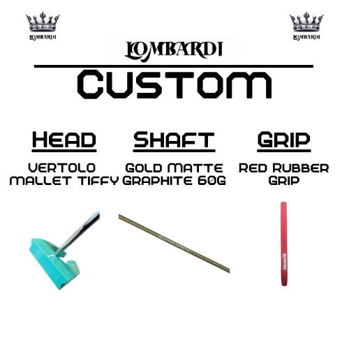Lombardi Golf Custom Tiffy Vertolo Mallet Golf Putter