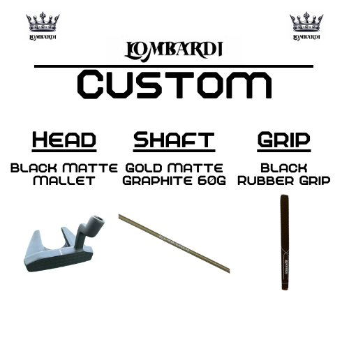 Lombardi Custom Black Matte Mallet