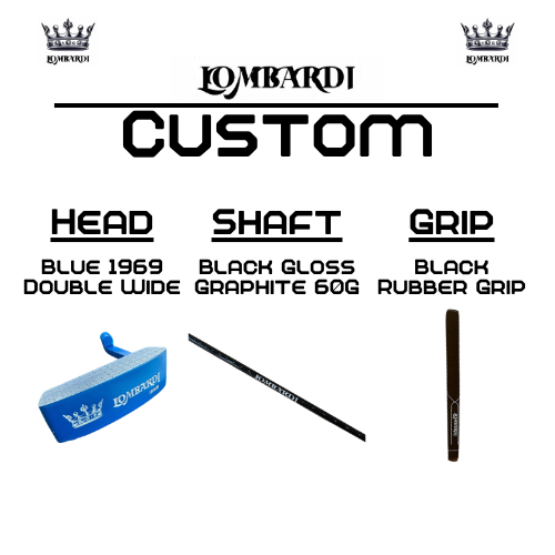 Lombardi Custom Blue 1969 Double Wide Blade