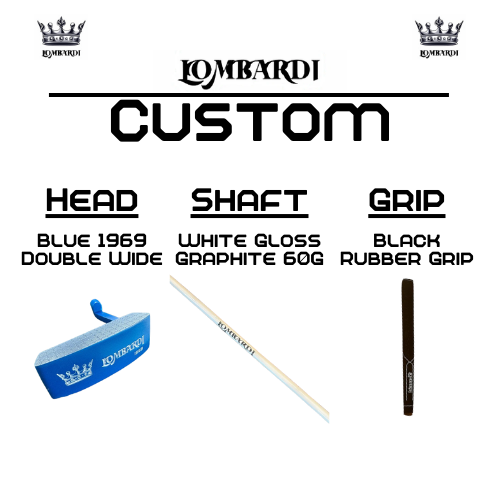 Lombardi Custom Blue 1969 Double Wide Blade