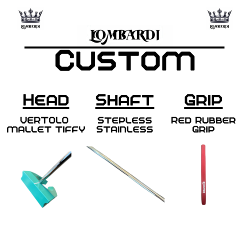 Lombardi Golf Custom Tiffy Vertolo Mallet Golf Putter