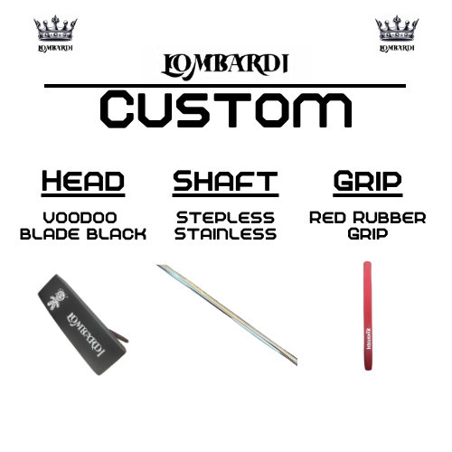 Lombardi Golf Custom Black Voodoo TPS Mallet Golf Putter