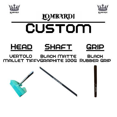 Lombardi Golf Custom Tiffy Vertolo Mallet Golf Putter