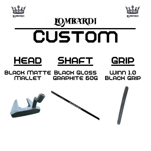 Lombardi Custom Black Matte Mallet