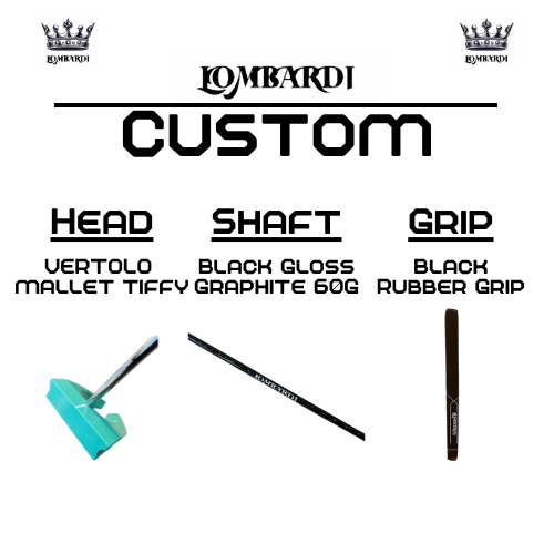 Lombardi Golf Custom Tiffy Vertolo Mallet Golf Putter