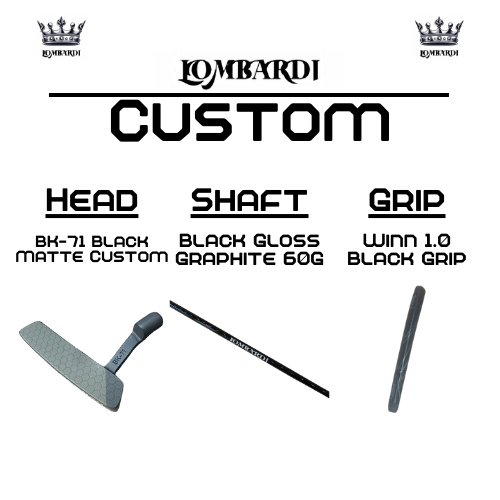 Lombardi Custom Black Matte BK-71 Blade