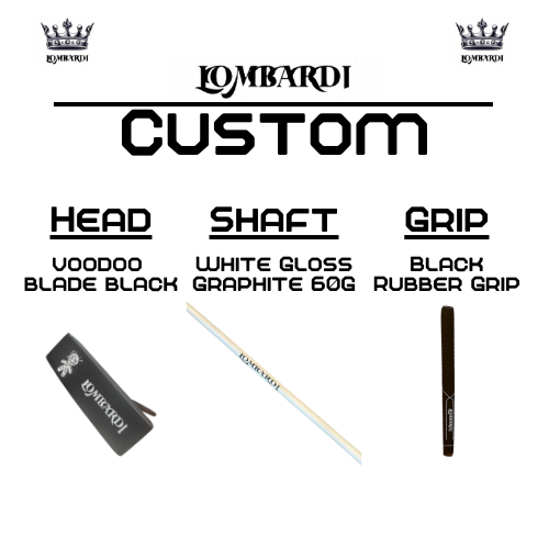 Lombardi Golf Custom Black Voodoo TPS Mallet Golf Putter