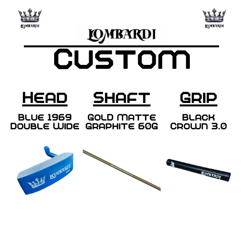 Lombardi Custom Blue 1969 Double Wide Blade