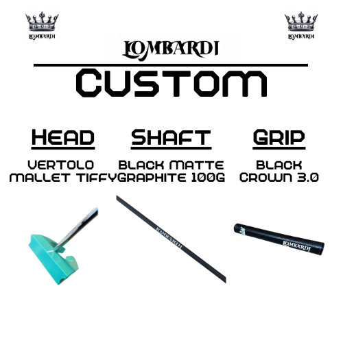 Lombardi Golf Custom Tiffy Vertolo Mallet Golf Putter