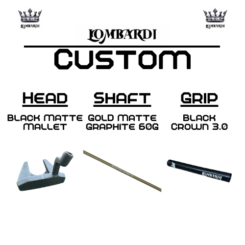 Lombardi Custom Black Matte Mallet