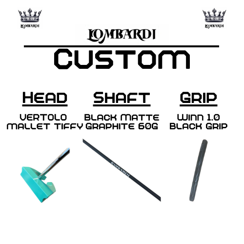 Lombardi Golf Custom Tiffy Vertolo Mallet Golf Putter
