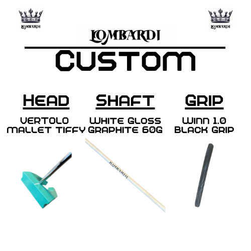 Lombardi Golf Custom Tiffy Vertolo Mallet Golf Putter