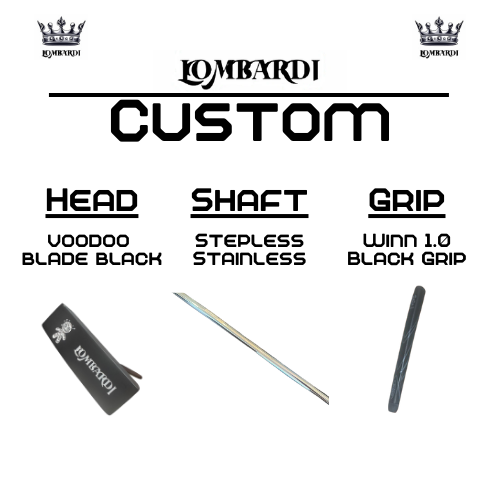 Lombardi Golf Custom Black Voodoo TPS Mallet Golf Putter