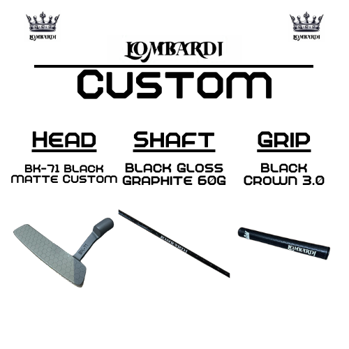 Lombardi Custom Black Matte BK-71 Blade