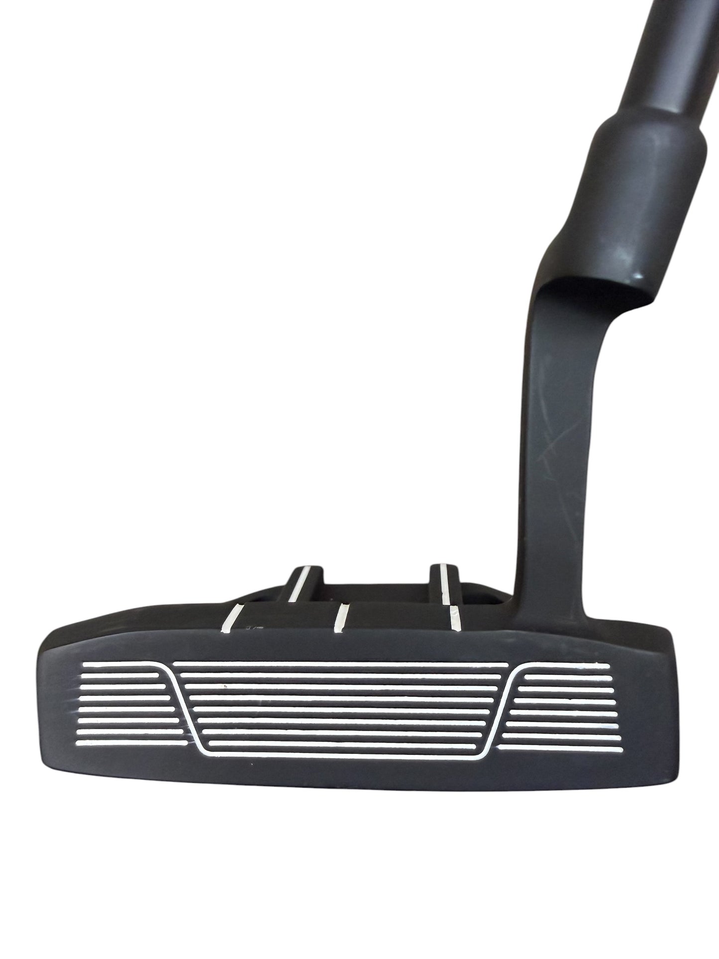 Lombardi Golf Pinstripe Blackout Mallet Golf Putter
