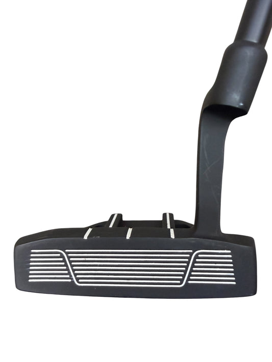 Lombardi Golf Pinstripe Blackout Mallet Golf Putter