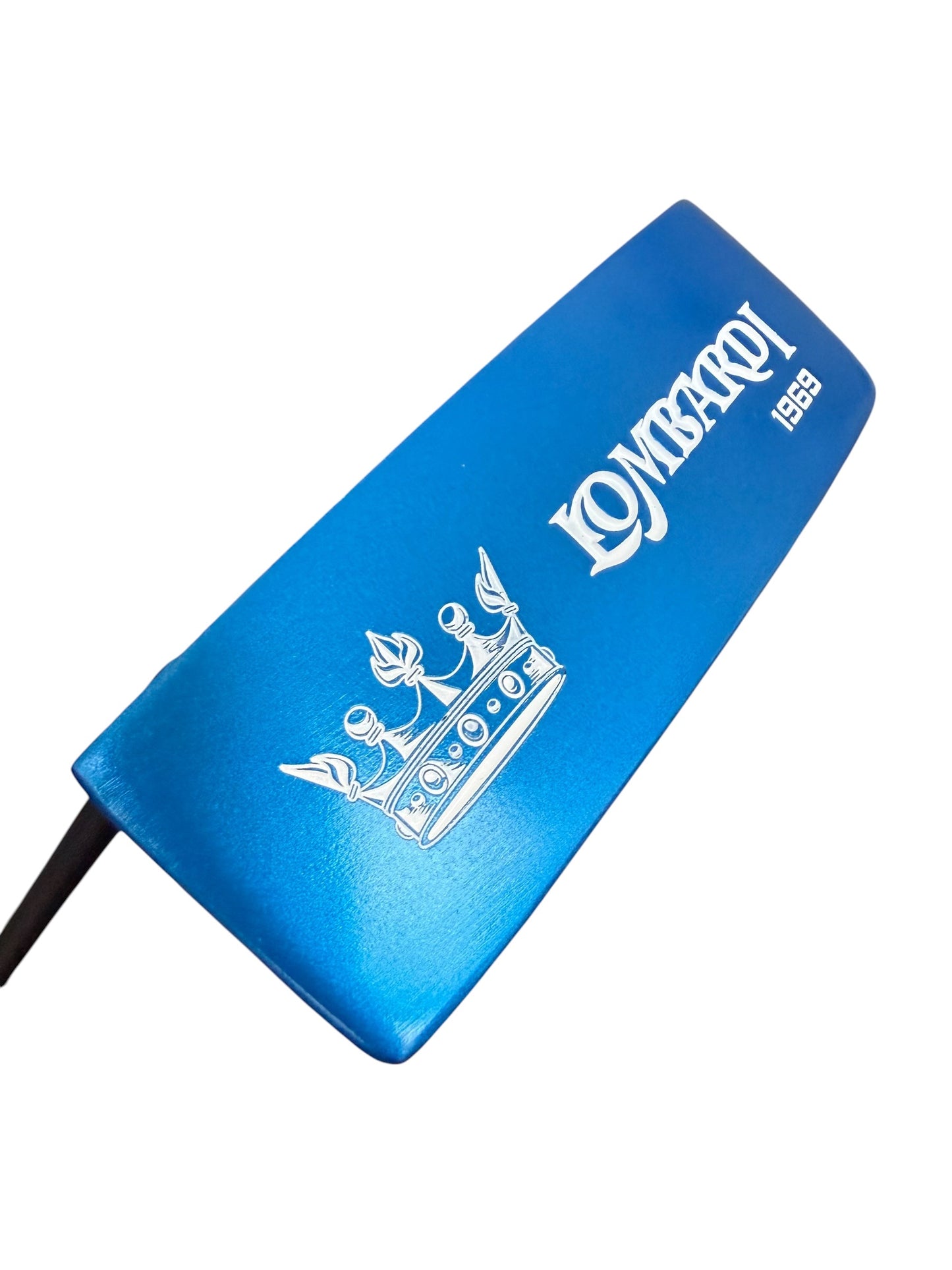 Lombardi Golf Custom Blue 1969 Double Wide Blade Left Hand Golf Putter