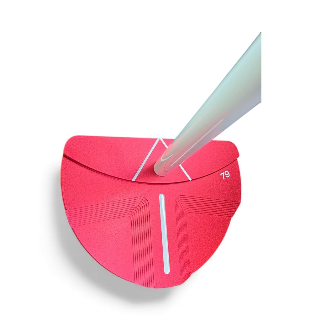 Lombardi Golf Custom Red 79 Mallet Golf Putter