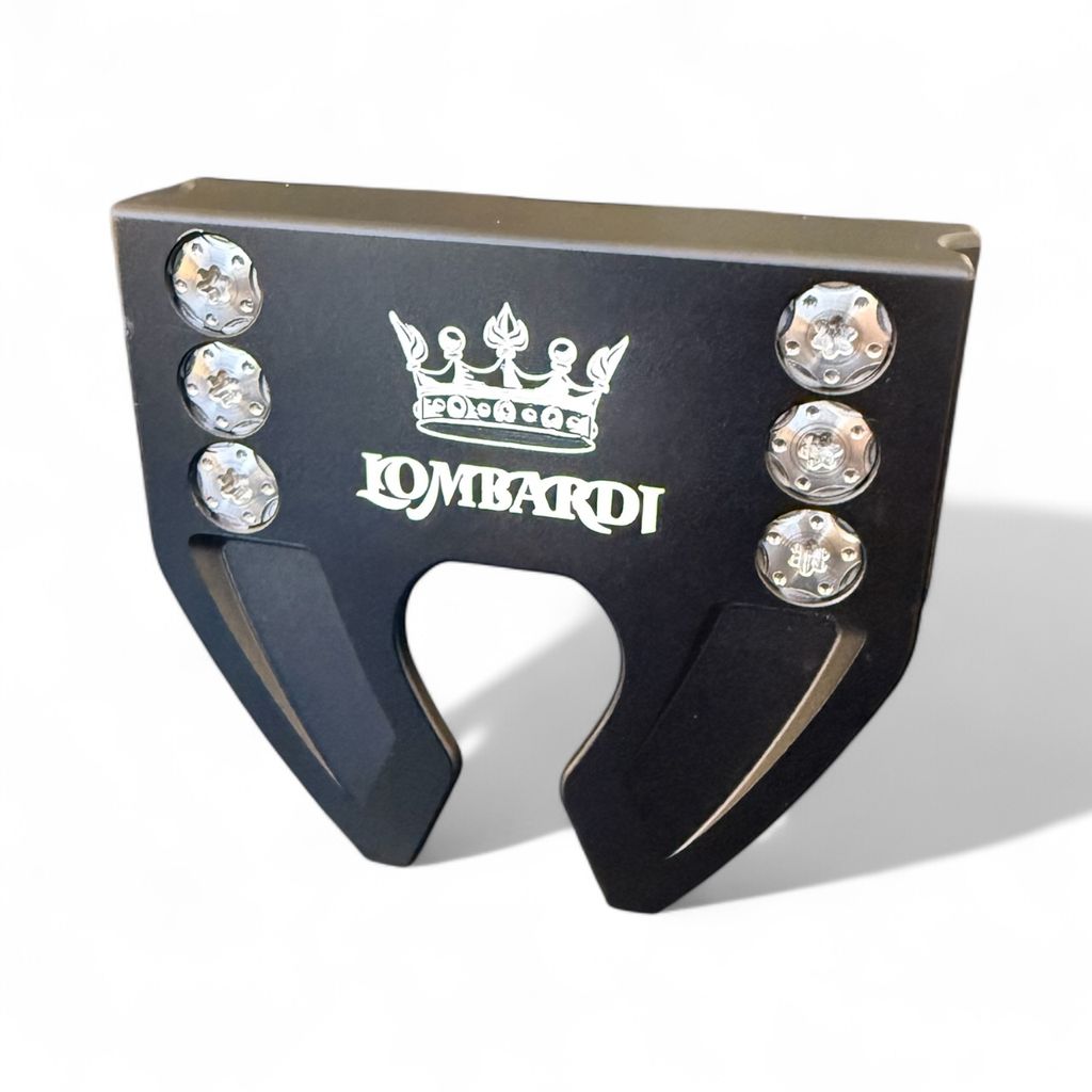 Lombardi Golf Custom Black Vertolo Mallet Golf Putter